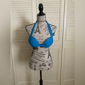 Victoria’s Secret Blue Bombshell Miraculous Push Up Halter Bikini Top 2010